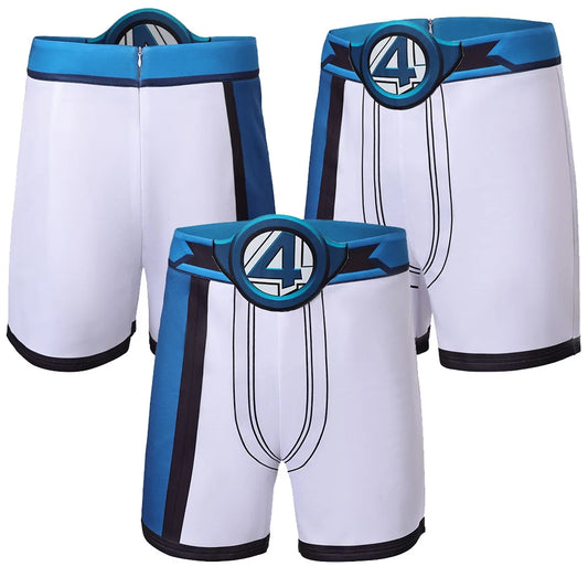 Susan Storm The Thing Cosplay Beach Blue White Suits Shorts Pants Movie Rivals Roleplay Bikini Costume Outfits Halloween Clothes