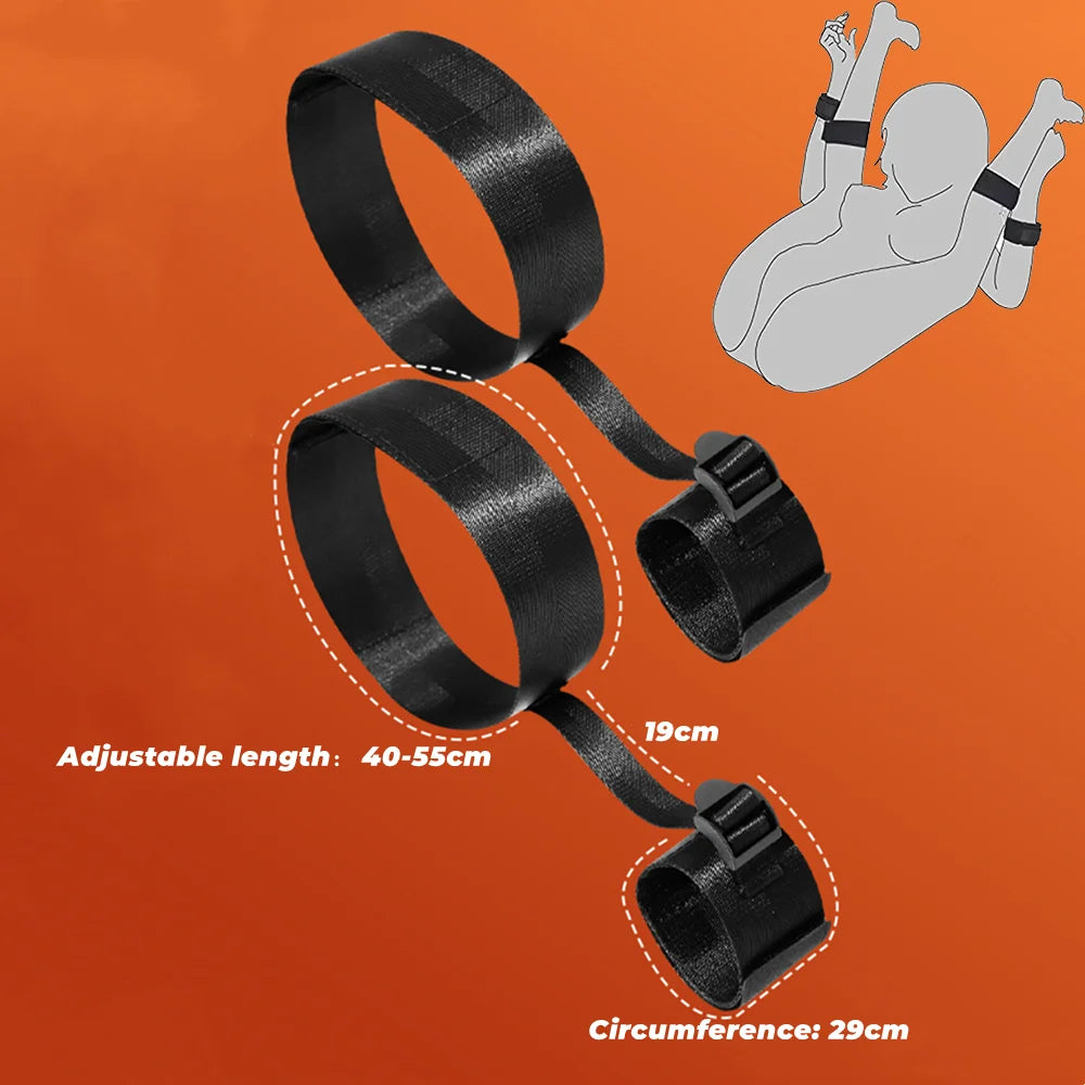 JIUAI Metal Anal Hook with Leather Collar Sexual Kits BDSM Erotic Bondage Restraint Game for Fetish Couples Adult Anal Sex Toys