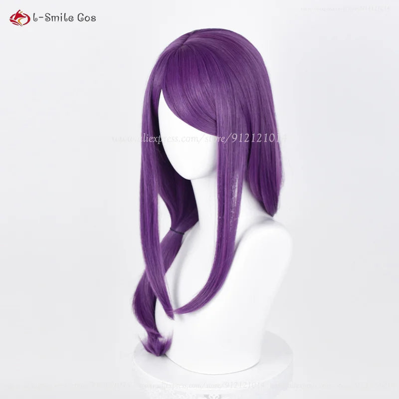 Anime Cosplay Kamishiro Rize Cosplay Wig 70cm Purple Braid Styling Rize Kamishiro Wigs Heat Resistant Synthetic Hair + Wig Cap