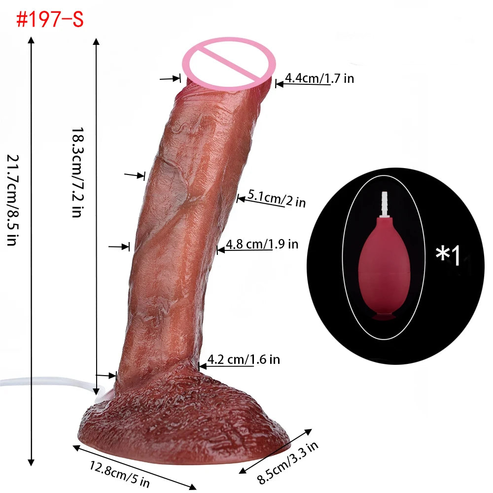 ASHBURN FLOOD RITE – Realistic Squirting Dildo