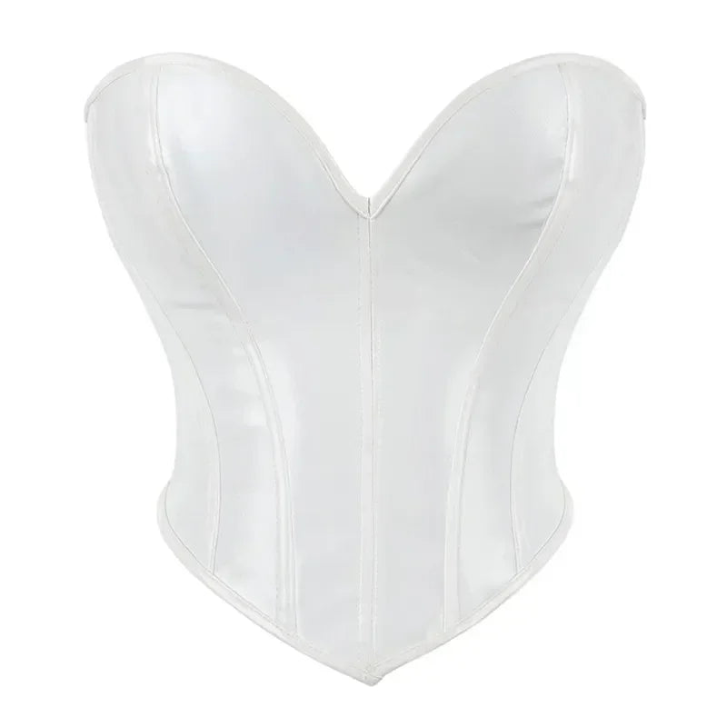 ASHBURN™ “Midnight Grip” PVC Corset Top