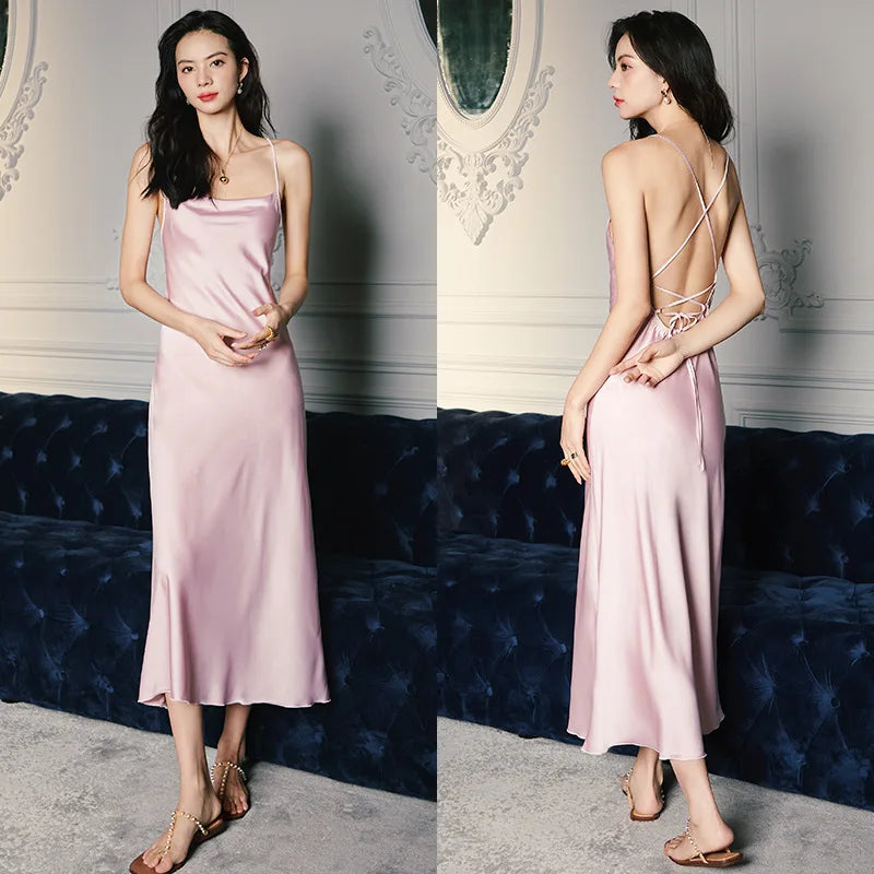 Oversize Long Robe Spring Summer Women Sleepwear Kimono Bathrobe Gown Sexy Satin Nightwear Nightgown Loose Home Dressing Gown