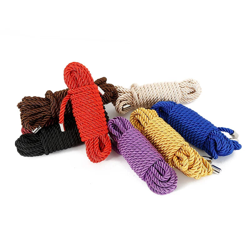 ASHBURNS 5m 10M Cotton Rope Female Adult Sex products  BDSM Bondage Soft Rope Adult Games Binding Rope Role-Playing Sex Toys for couples