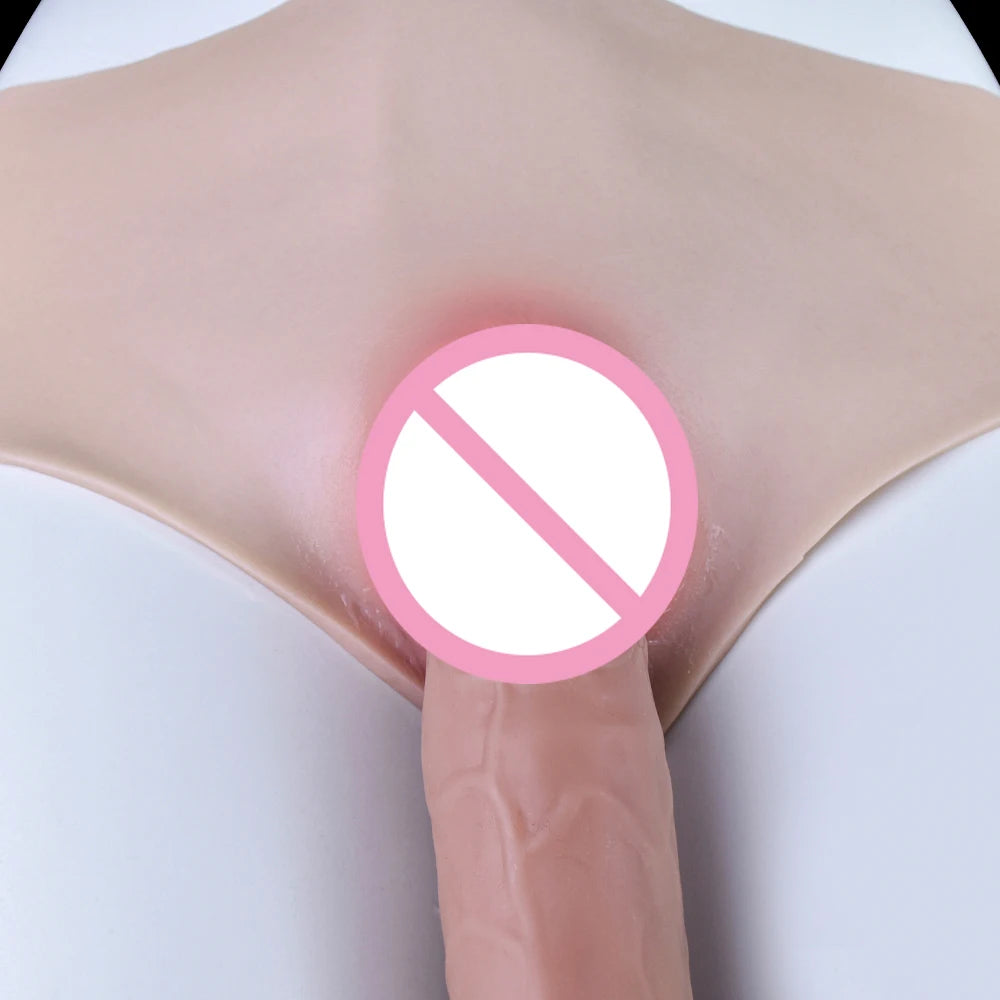 VOID SKIN: HEXED CURVE – Fake Vagina Gaff Briefs with Hip Enhancement