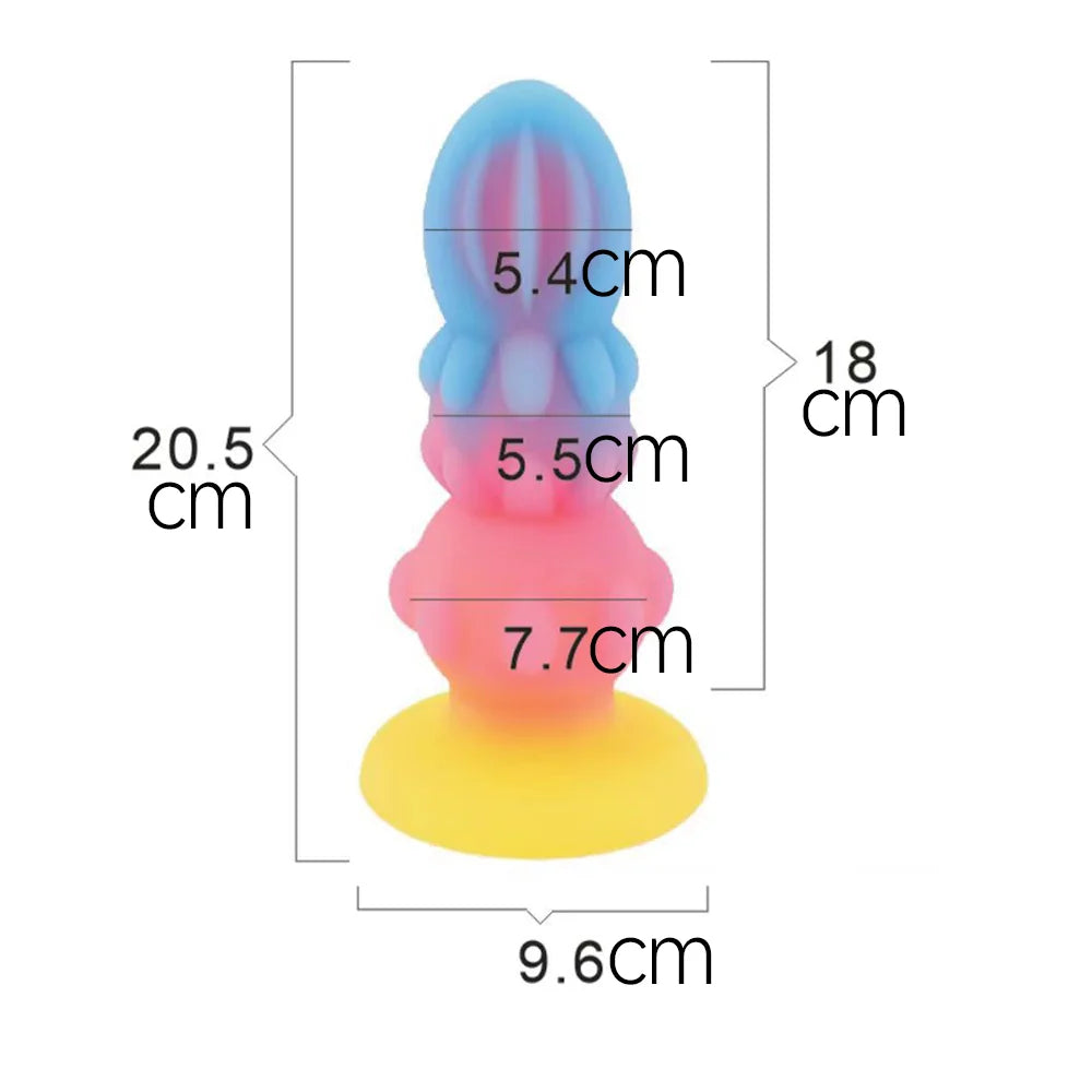 ASHBURN  Dark Glowing dildo