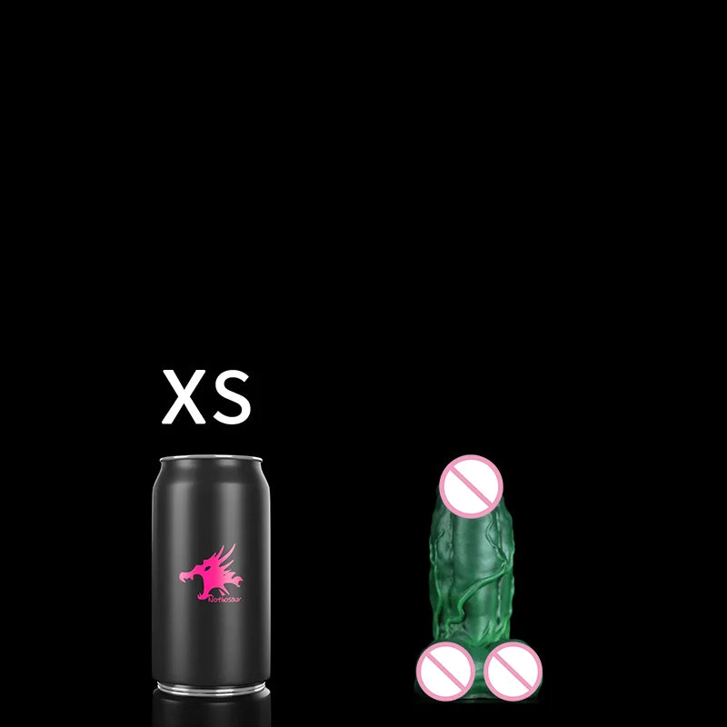 Nothosaur BANNER Green Monster Anal Plug Dildo Soft Butt Masturbator Anus Dilator Realistic Penis Adult Sex Toy Stimulator