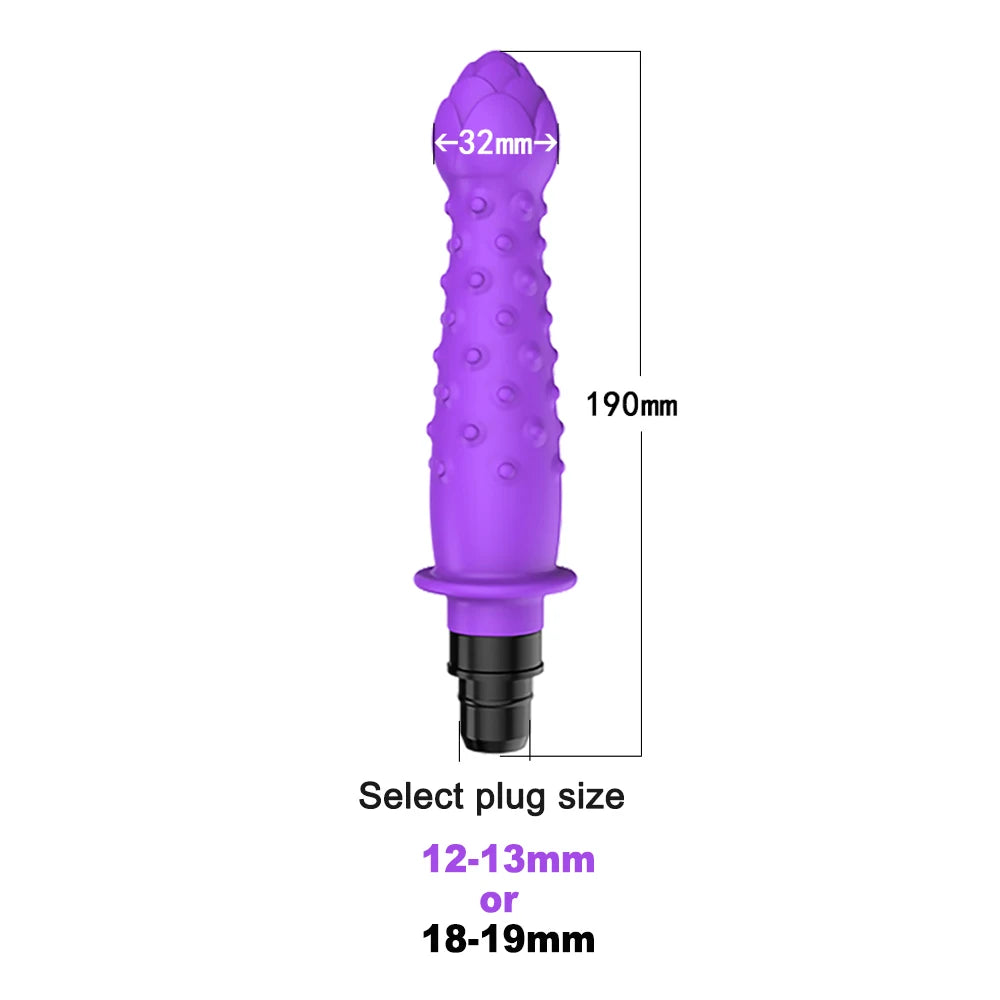 Massage Gun Heads vibration dildo penis adult sex toys silicone head VIBRAT for Fascia gun percussion Vibrators for Female Man