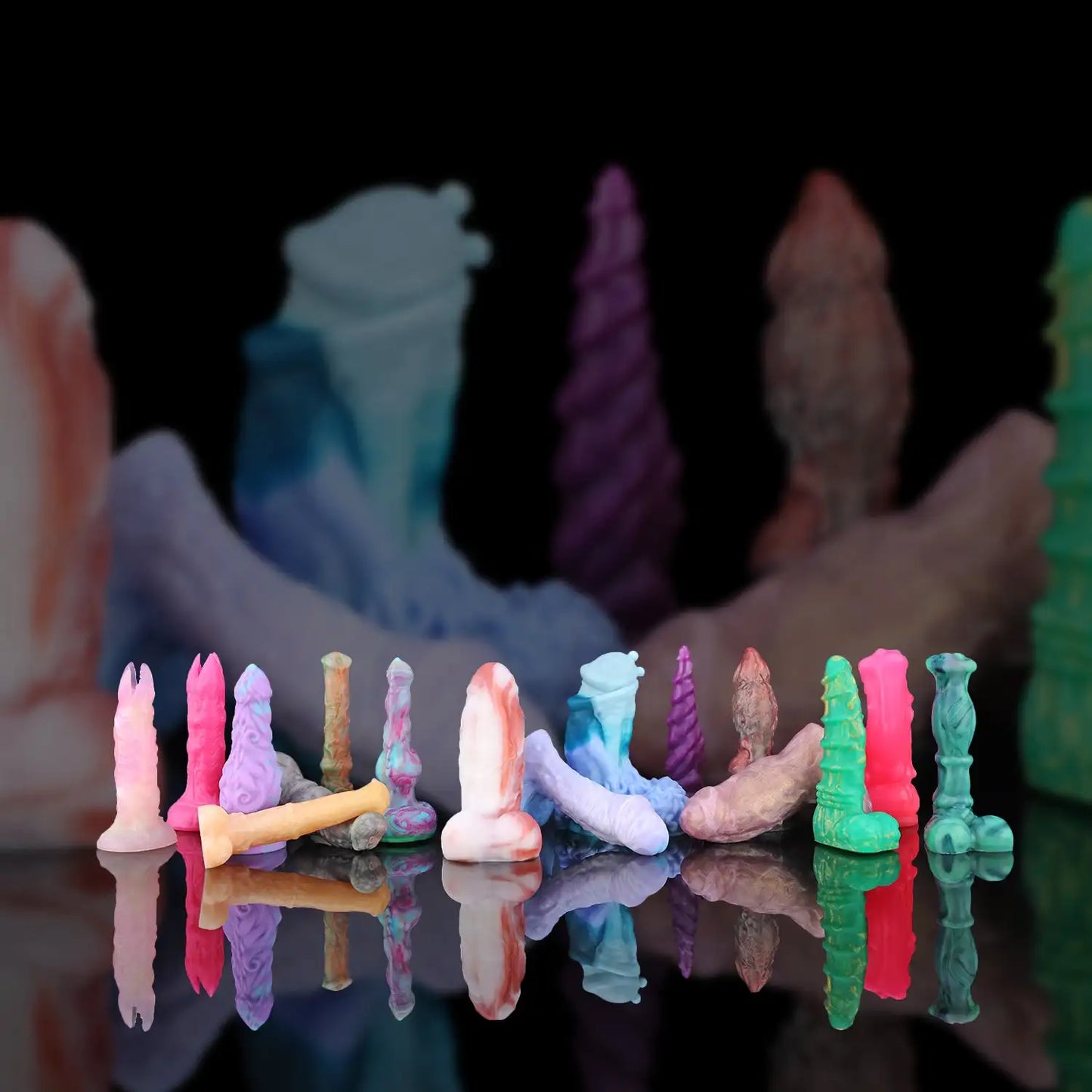 Nothosaur 15pcs/set mini Anal Sex Toys Butt fantasy Mini Dildo ,Release stress Reduce stress ,decompress toys, Art, Gifts, Decor
