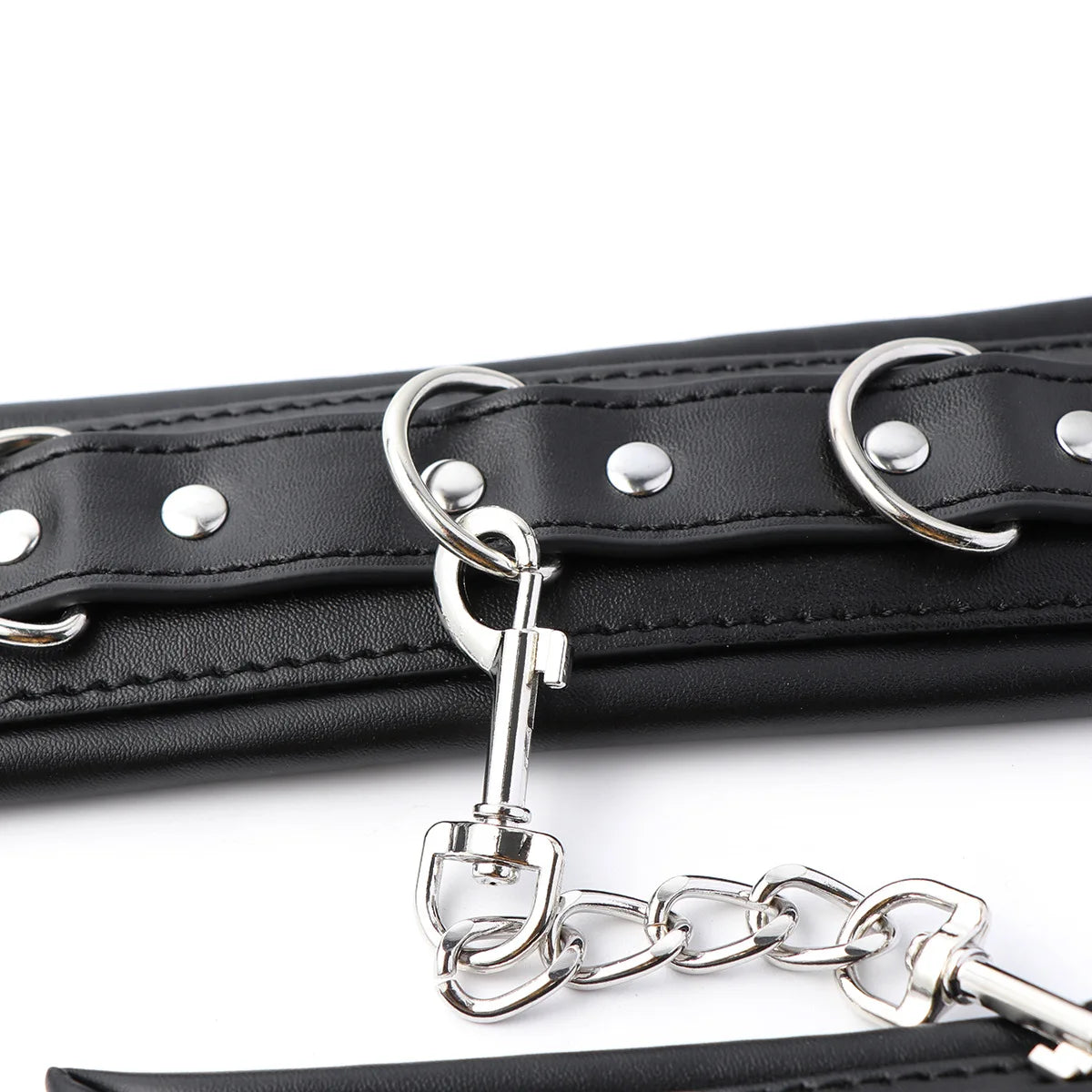 Bondage Kits Extendable Products Leather Restraint Set Handcuffs Ankle Cuffs Bdsm Toys For Couples Women 18 Adult Games