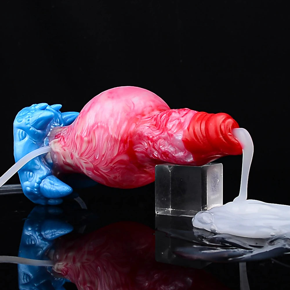 ASHBURN Inflatable Squirting Knot Dildos