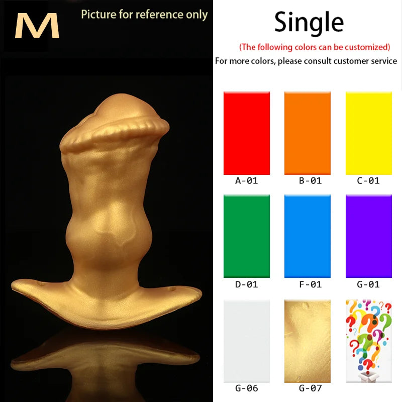 Nothosaur Soft Silicone Anal Plugs Beginner Anal Stimulator Trainer Sex Play Toy for Women Couples G-spot Massage Sex Products