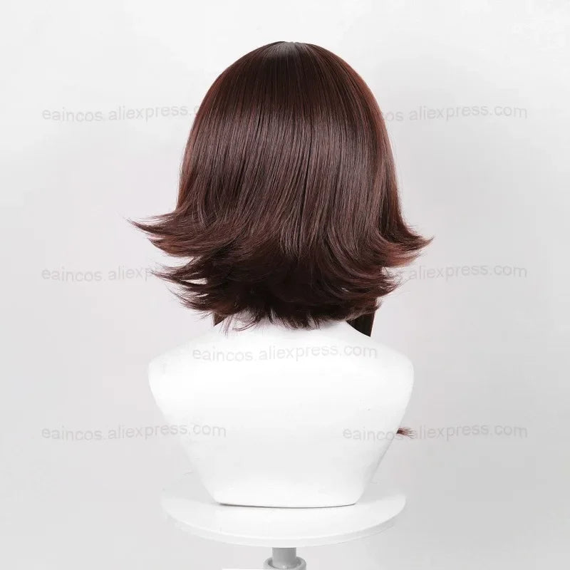 Anime Megumin Cosplay Wig 32cm Short Hair Heat Resistant Synthetic Wigs