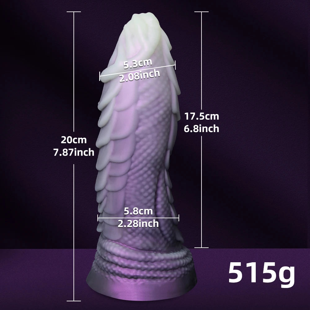 Huge Alien Dildo Dragon Scale Texture Penis Monster Anal Plug Thick Purple Penis for Women Vagina Clitoral Stimulator Sexy Adult