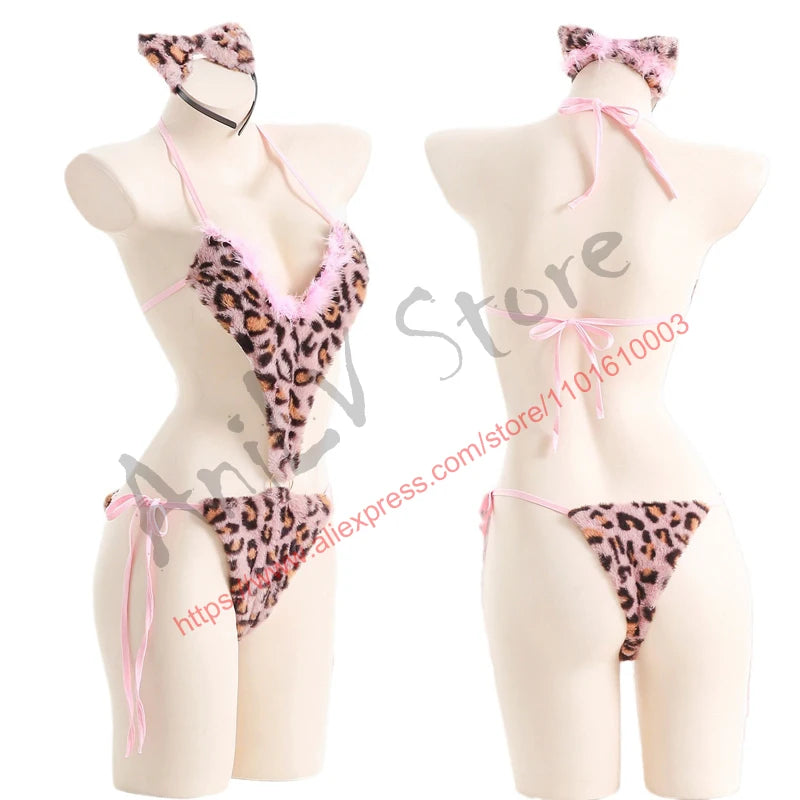 AniLV Animal Series Plush Warm Clothes Fox Tiger Wolf Chinese Panda Rabbit Cat Uniform Outfit Cosplay  Costume