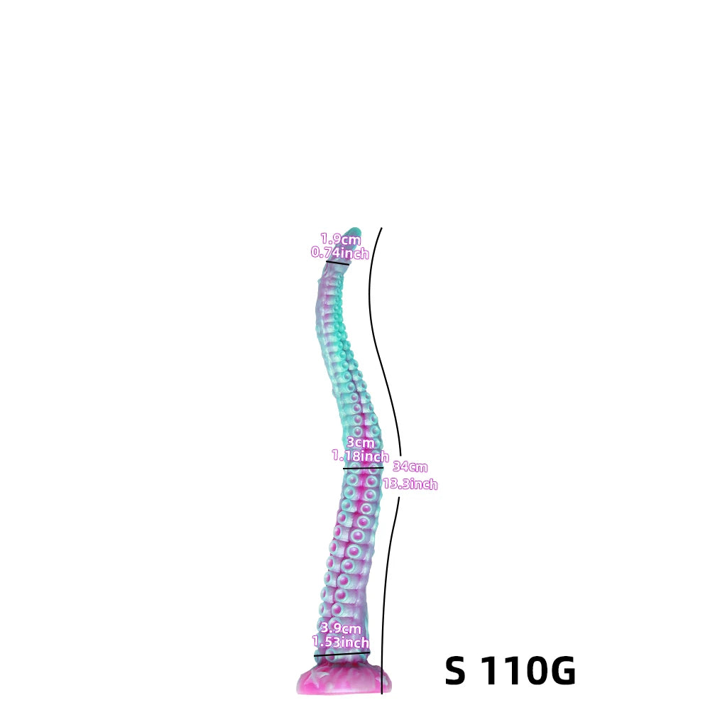 Octopus tentacles Dildo Soft Anal Plug Silicone Long Butt Plug Anus Expansion Prostate Massager Vagina Adult Sex Toys Sex Shop