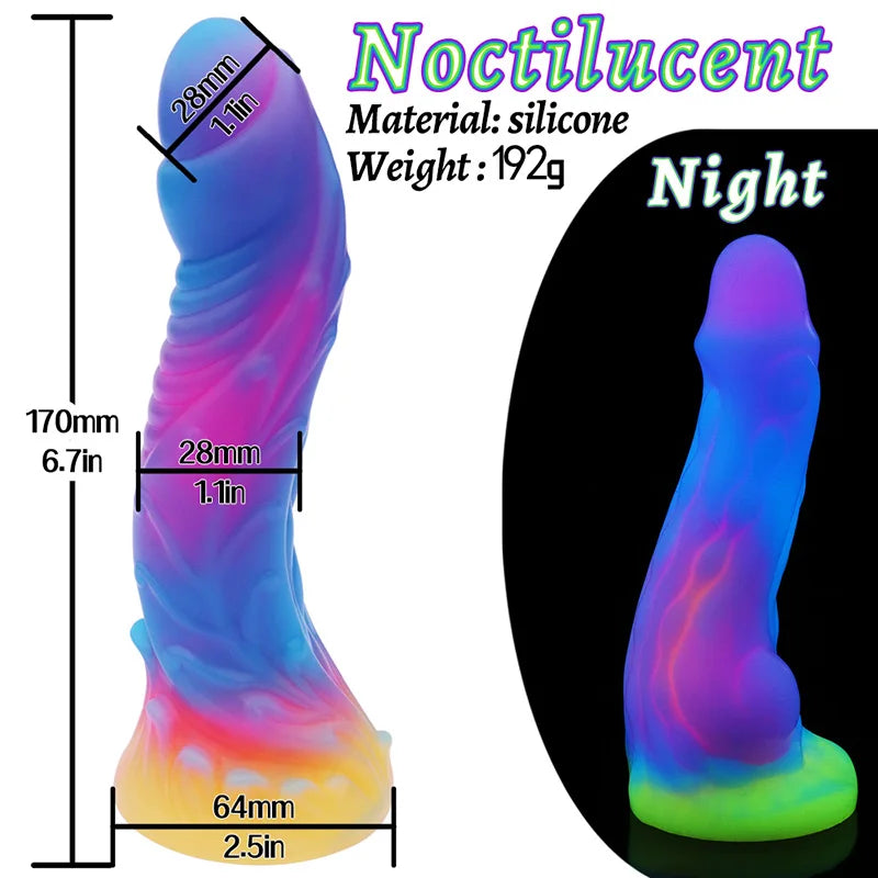 ASHBURN 6.9 Threaded Monster Dildo