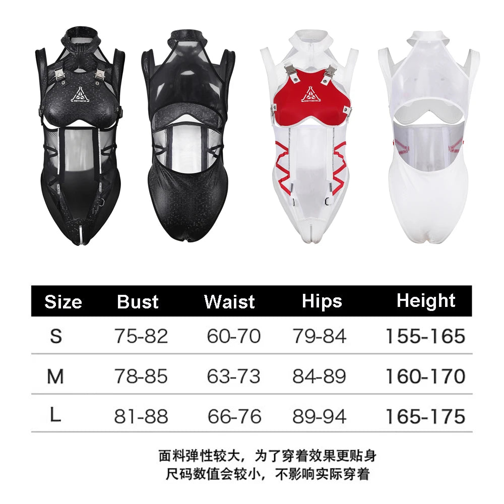 Dirtytech  Cyberpunk Costume Arm JK  Anime Clothes Tactical Style Jumpsuit Cyber Punk Suit Future Mechanical Style Cat Costume