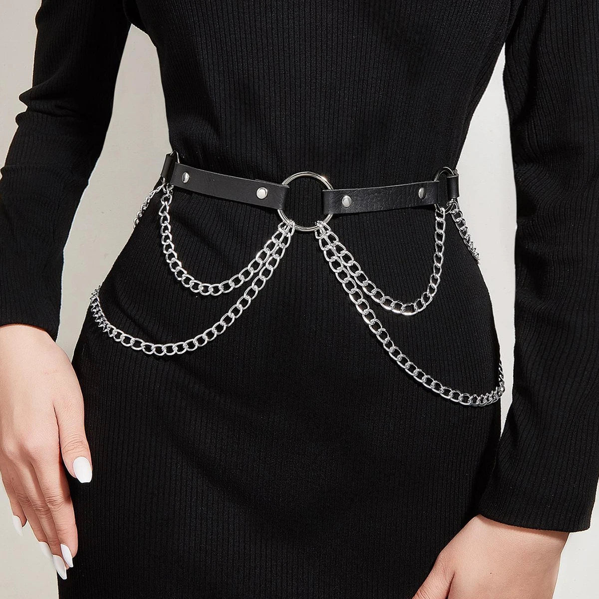Fashion Harness Belts Women Body Chain Harness Waist corset belt Suspendore Adjustable Harness Gothic Clothing Accessories