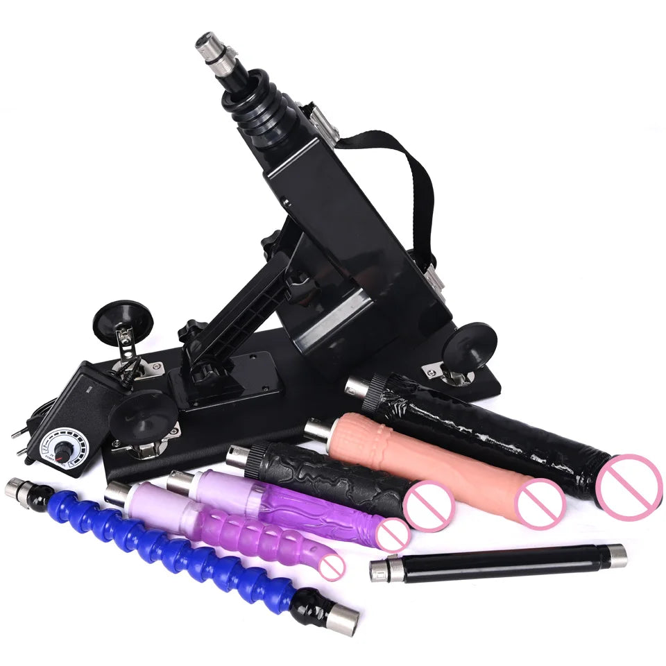 ASHBURN 3XLR Connector Sex Machine for Women and Men with Dildo Attachment Automatic Masturbation Machine Sex Toys Products