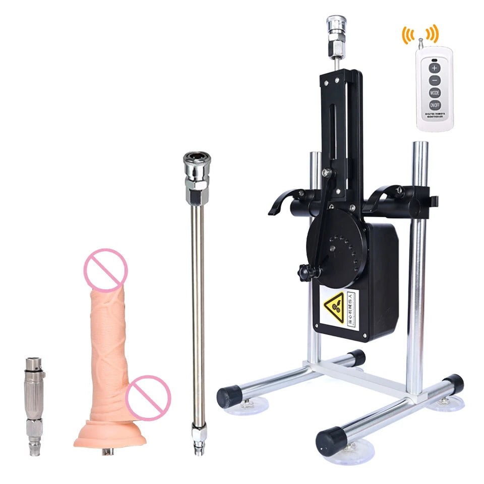 ROUGH BEAST Sex Machine for Women and Men Wireless Control 70 Watt Power Masturbation Machine with Dildo Attachments Sex Toys