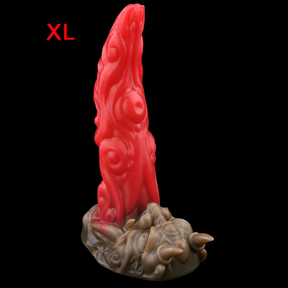 YESBUY Silicone Alien Dildo Monster Anal Plug Sex Toy Textured Penis Male Prostate Massager Adult Female Anus Vaginal Stimulator