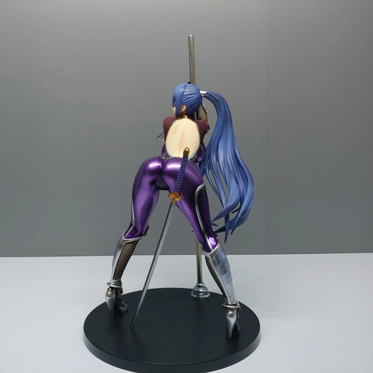 22CM Taimanin Yukikaze 2 Akiyama Rinko 1/7 Pole Dance Ver Girl Anime Action Figures PVC Collection Doll Model Toys Gift