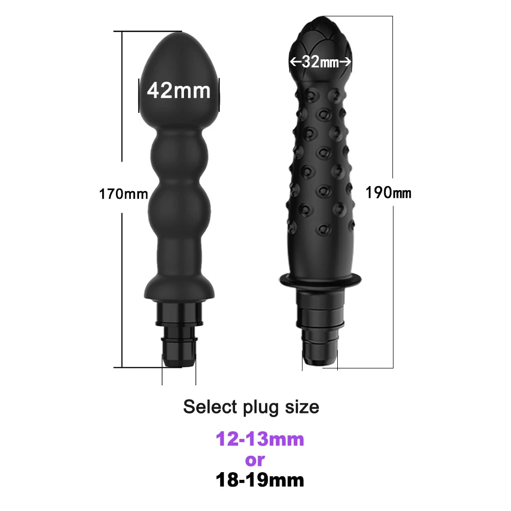 Massage Gun Heads vibration dildo penis adult sex toys silicone head VIBRAT for Fascia gun percussion Vibrators for Female Man