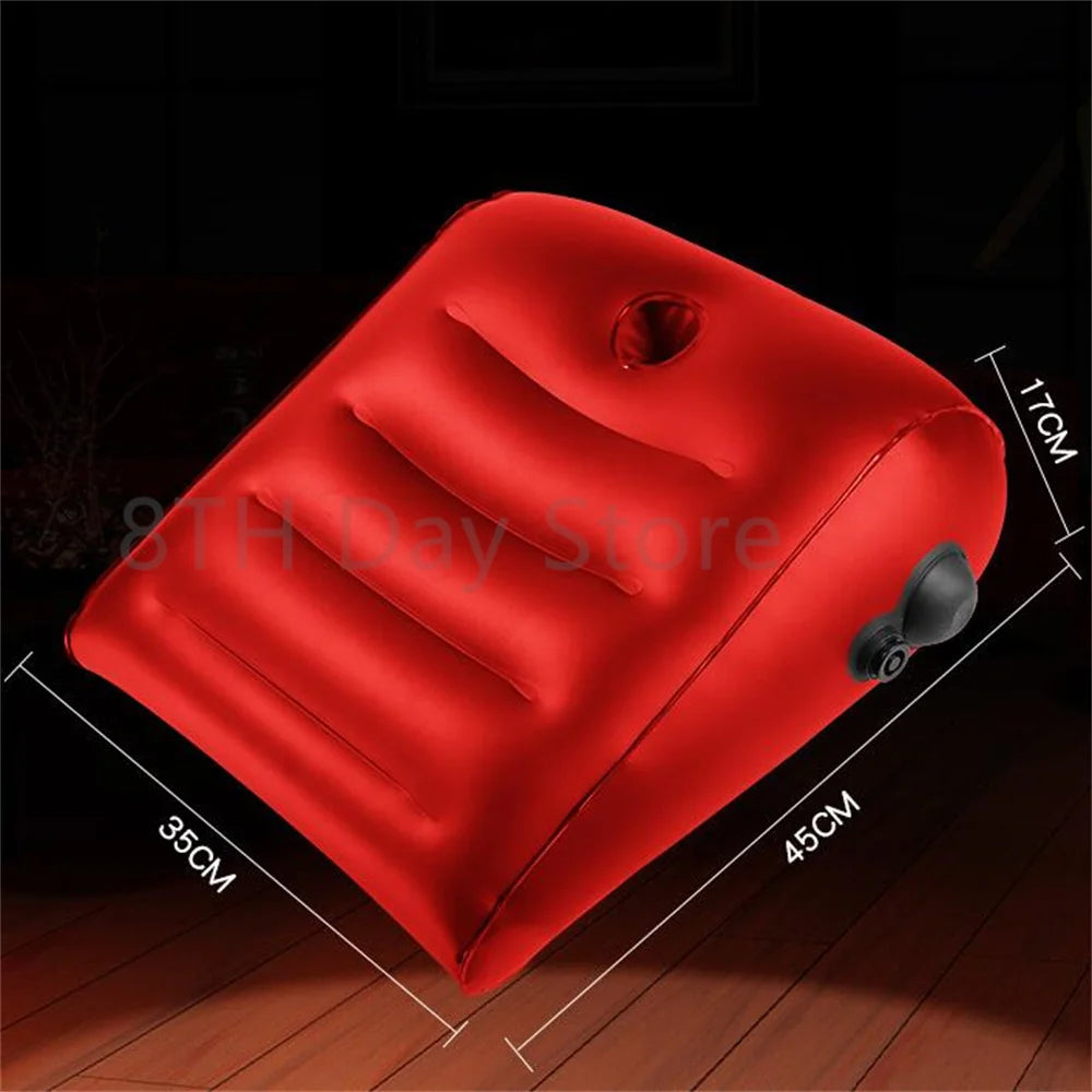 Sexual Dildo Pillow For Sex Multi Deeper Position Support Cushion Triangle Inflatable Ramp Furniture Adult Couple Sexy Toys Shop