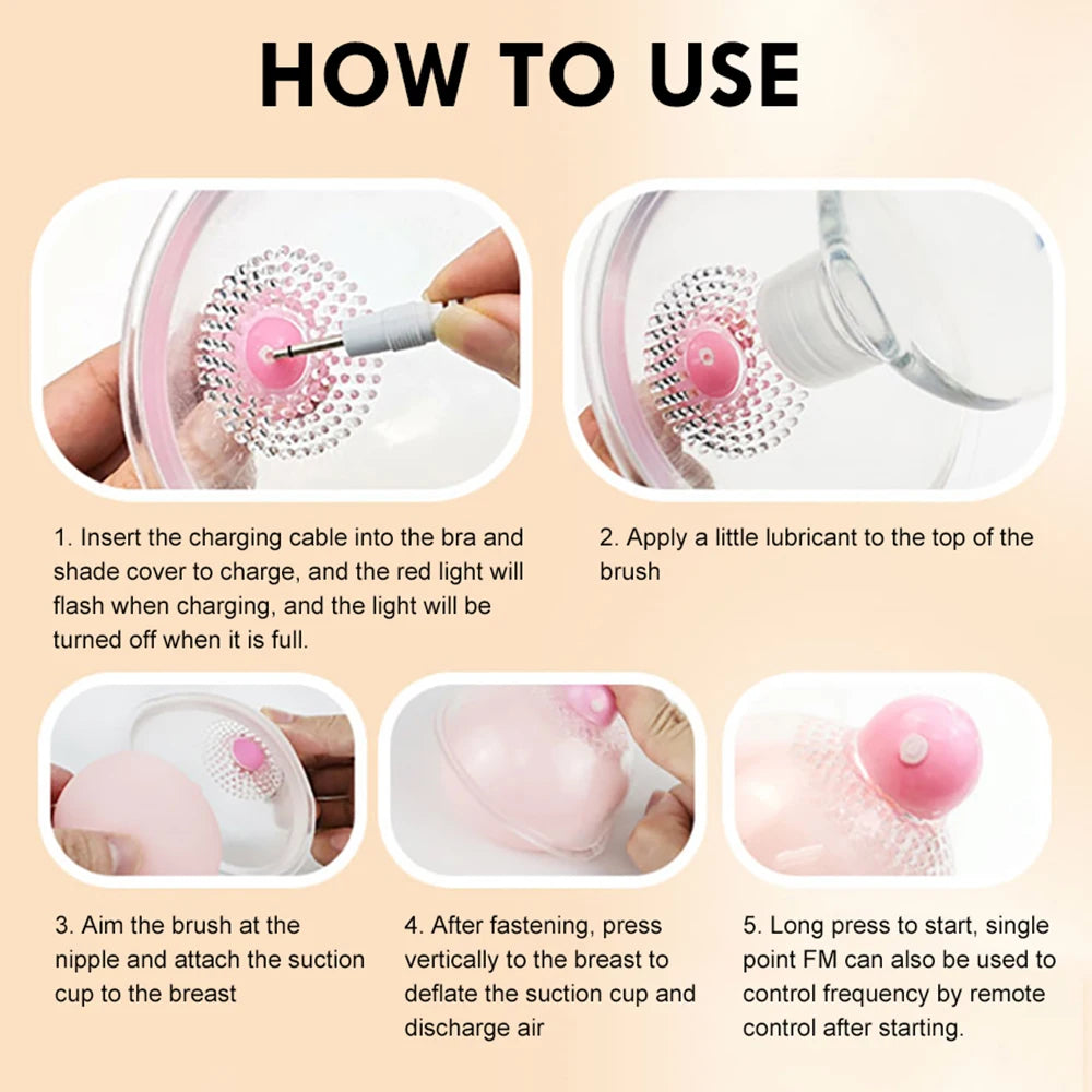 ASHBURNS Nipple Vagina Clitoris Sucker For Women Clit Vibrator Vacuum Pump Cover Adult Masturbator Sex Toy