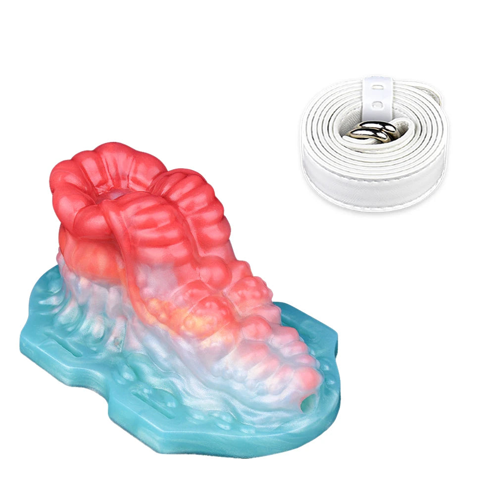 ASHBURN Fantasy Liquid Silicone Vibrator Sex Grinder Granule G-spot Stimulate Clitories Anal Massage Foreplay Sex Toy for Women Men