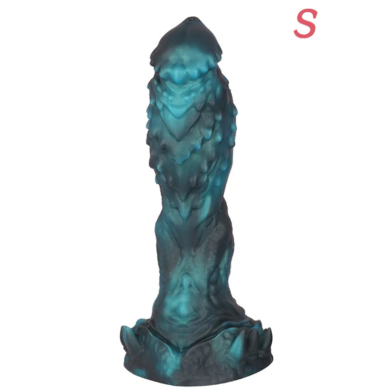 Nothosaur OPALEYE II Barbs Dildo Glowing Realistic Big Penis Huge Butt Plug Anal Sex Toy for Women