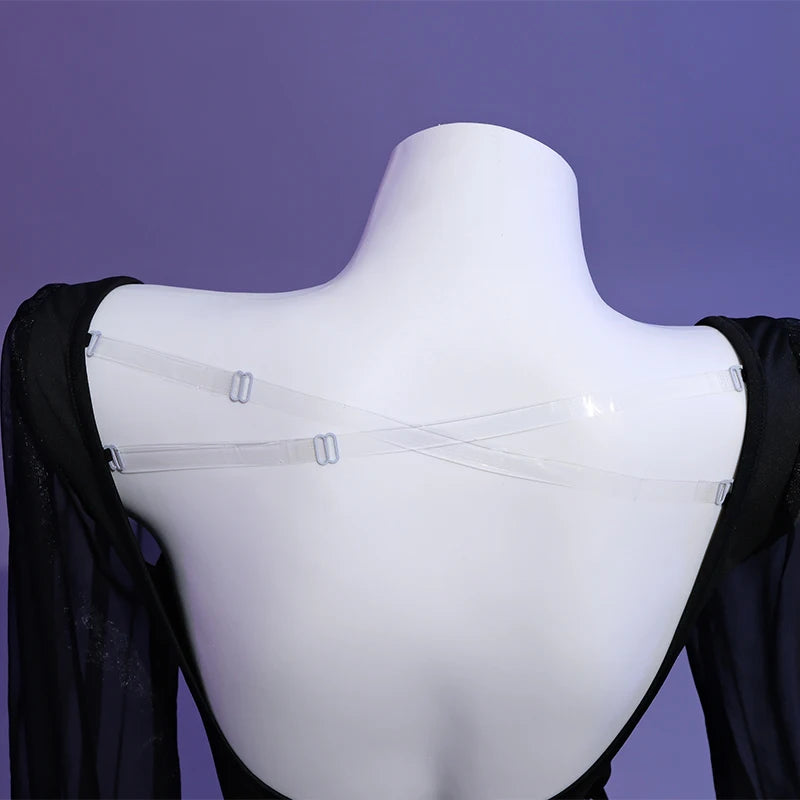ROLECOS Nun Cosplay Costume Women Uniform Set-Party Halloween Outfit Adult Nun Dress Black Apparel Masquerade Show Costumes PVC