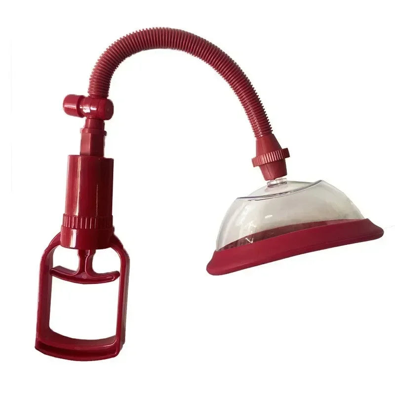 ASHBURNS 130mm Manual Pussy Pump Vagina Clitoris Sucker Women Breast Massage Nipple Stimulator Enlarge Vacuum Pump Cover Adult Sex Toys