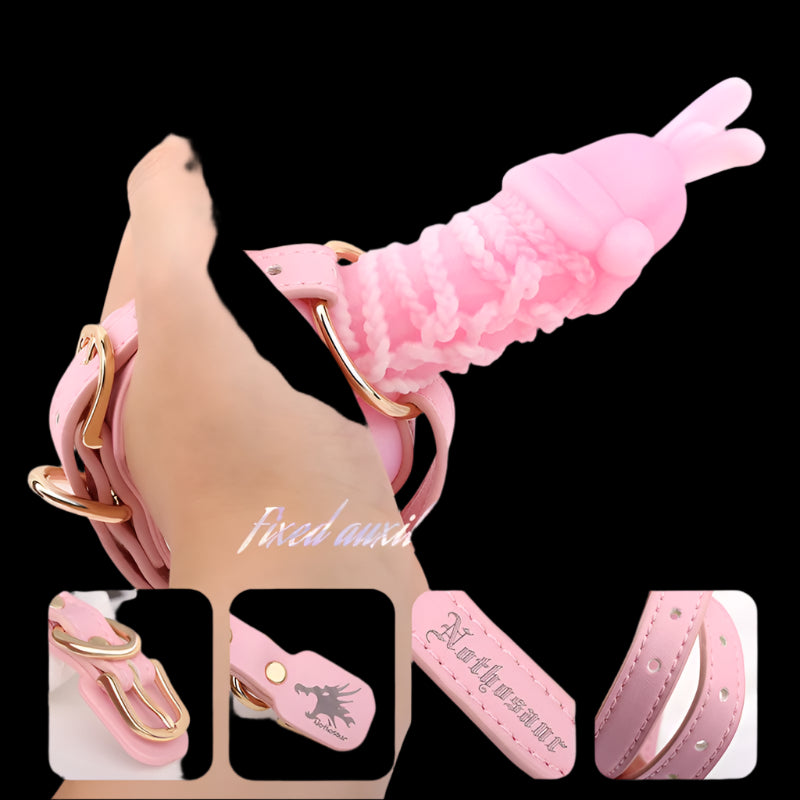 Nothosaur Strapon Dildo for Women Hand Belt Dildos Huge Penis Belt Sexual Harness Strap On Plug Anal Pink Sex Toy for Lesbian
