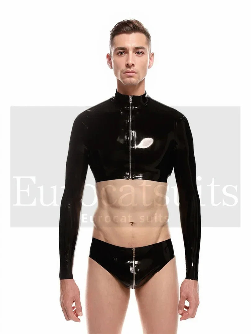customizedLatex Gloves men smoky transparency socks Rubber Gloves Adult Unisex Seamless mask hood molding latex fetish