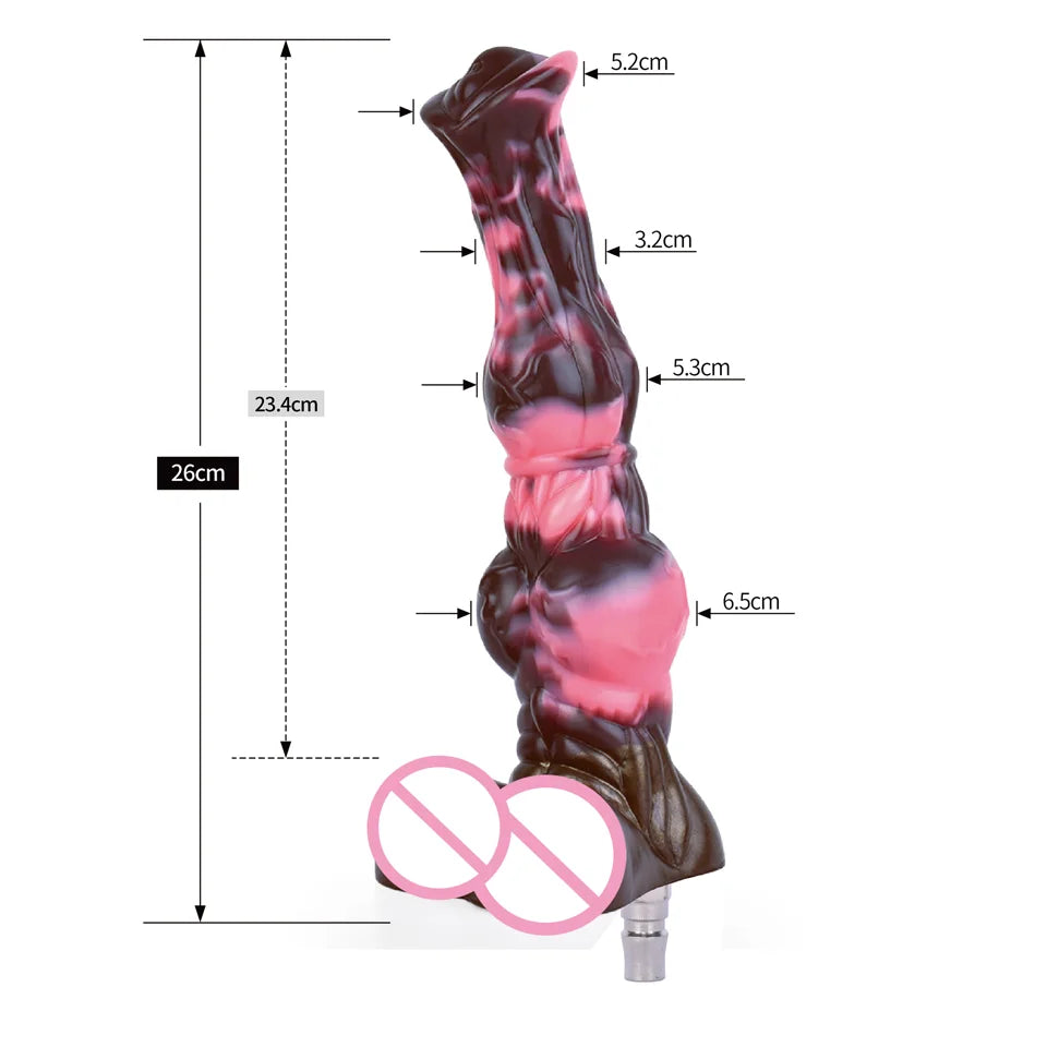 ROUGH BEAST Realistic Horse Dildo With Quick Plug Silicone Large Long Dildos for Sex Machine Masturbation Machine Attachments