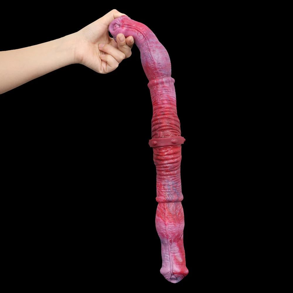ASHBURN 40cm MULTI STYLES Long Double Dildo Large Knot DOUBLE ENDED DILDO