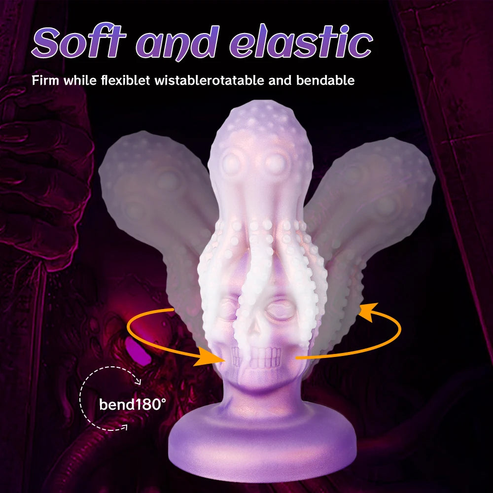 Huge Simulated Octopus Alien Dildo Prostate Massage