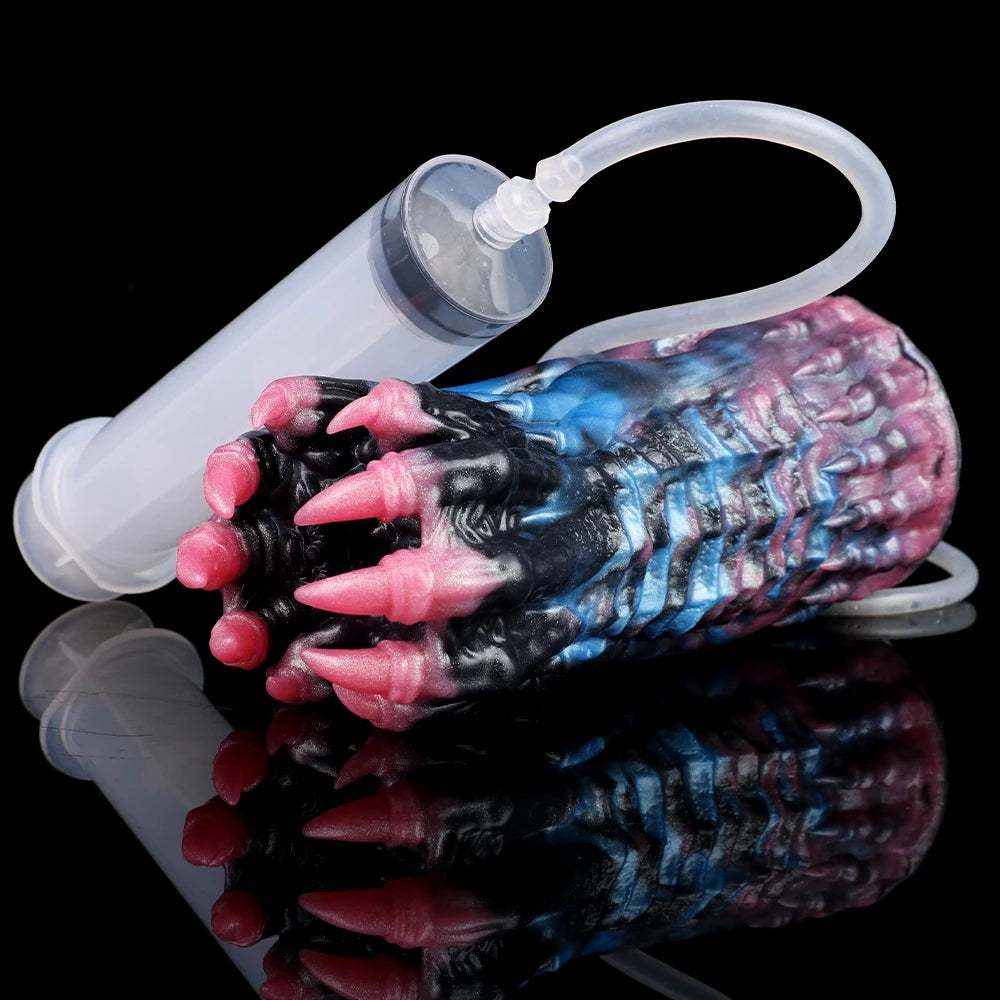 ASHBURN Silicone variety Fantasy MONSTER Realistic Ejaculation Pussy Male Masturbator Squirting Liquid Silicone Sex Toy For Men