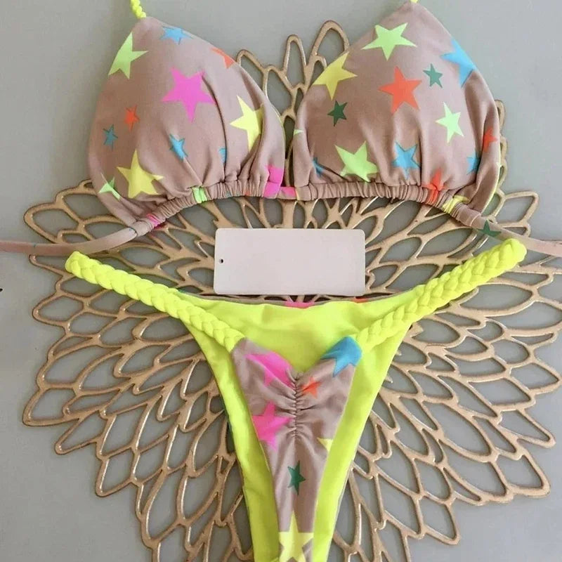 Two-pieces Thong Bathing Suit Biquinis