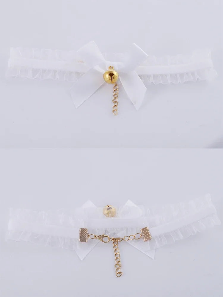 Erotic Bell Neck Collar Bondage Chain BDSM Fetish Stimulation Flirting Neck Strap Harness Sex Toy For Couple Cosplay Adult Games