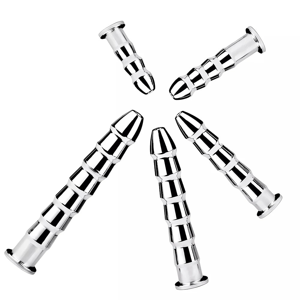 VOID SPIRE – XXL Ribbed Urethral Plug