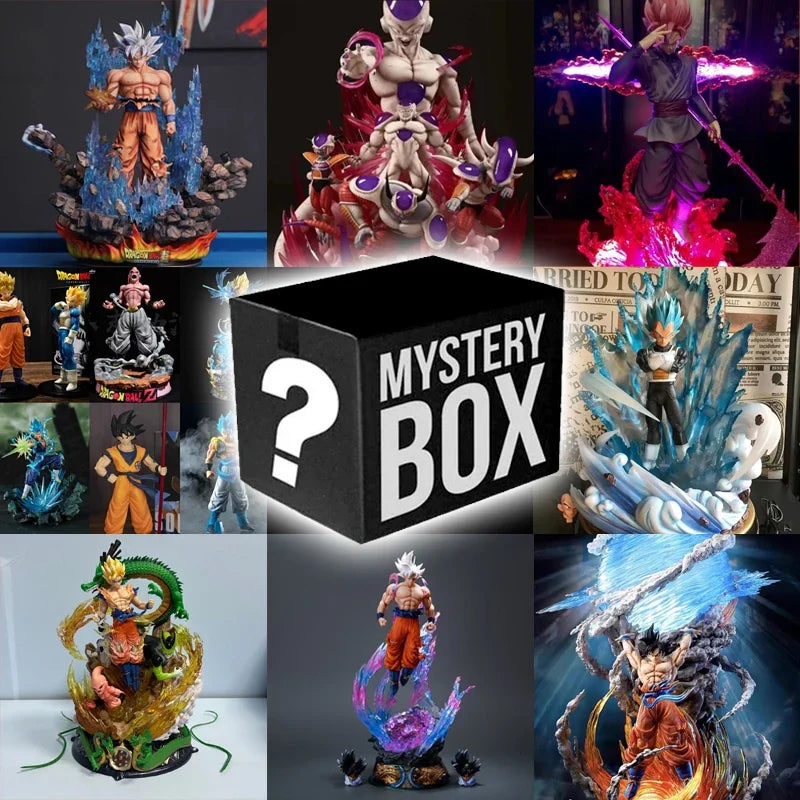 Dragon Ball Anime Figure Mystery Box Surprise Mystery Box Goku Frieza Vegeta Krillin Lucky Box Make Your Dream Come True