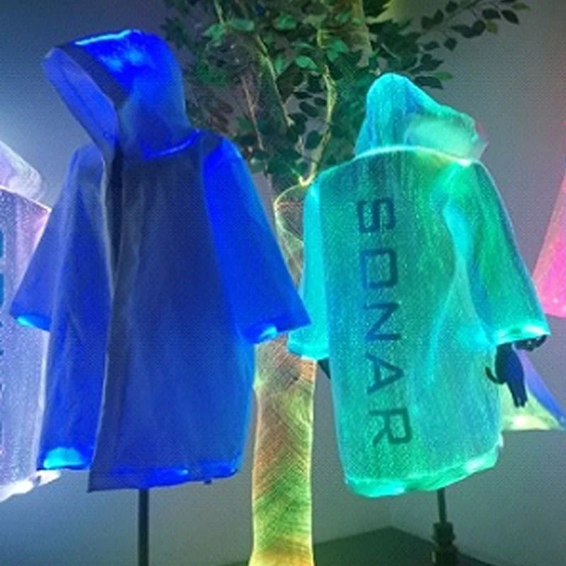 GOGO seven color cloak Bar LED luminescent clothing, wine clothing, night club venue KTV props