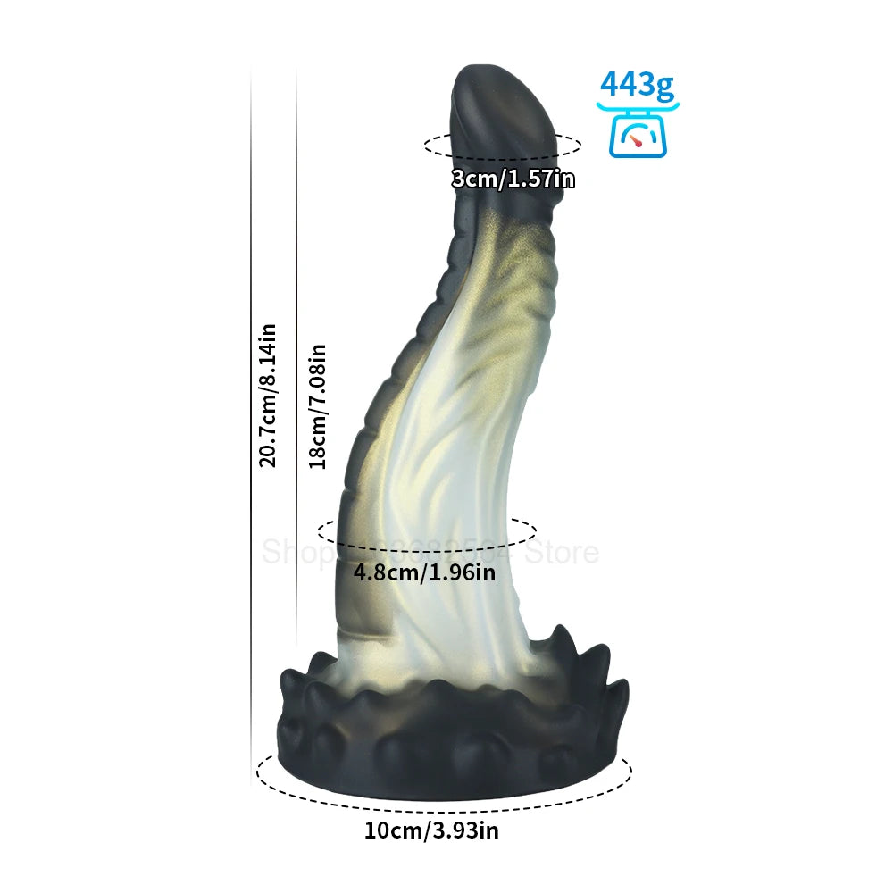 Monster Anal Plug Dildo With Suction Cup Silicone Alien Anal Plug Huge Anal Dildos for Men Women Big Butt Plug Anal Sex Toys 18+