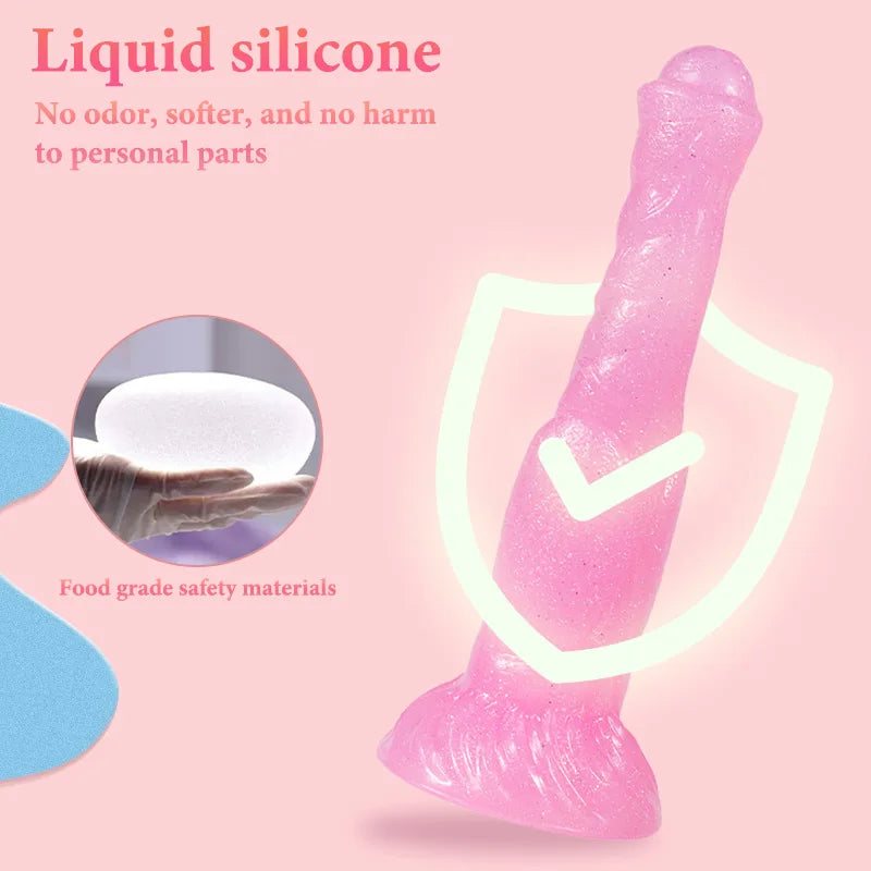 Pink STALLION Semi-transparent Realistic RELIC