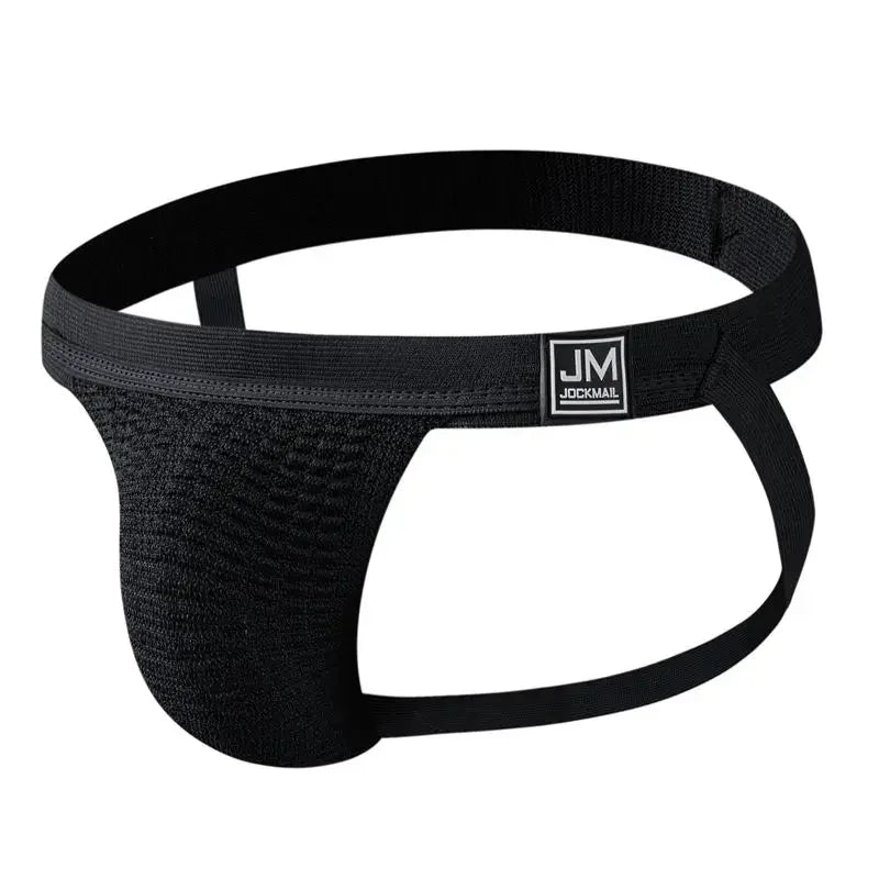 Sexy Men Underwear Brief Underpants Rainbow Gay Men's Jockstrap Bikini Slip Men's Tanga String Thong Breathable or As Swimwear