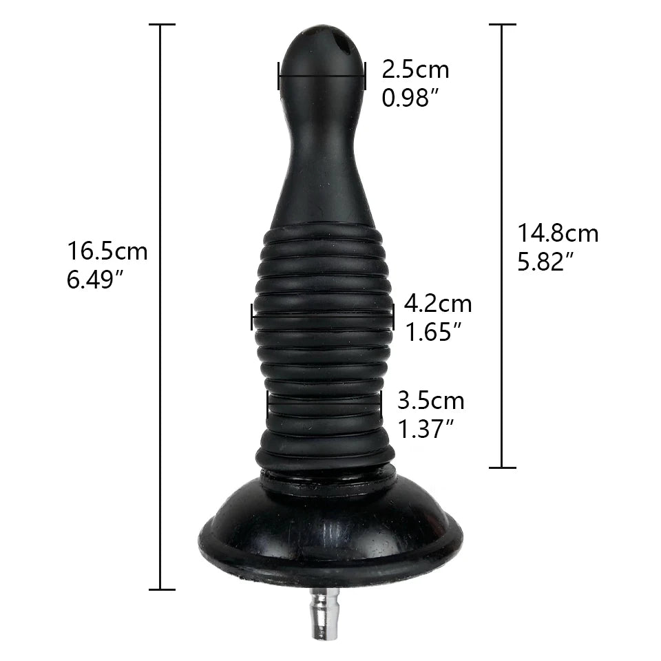 ROUGH BEAST Sex Machine Black Dildos Attachment for Vac-U-Lock Masturbation Machine Anal Plug Automatic Sex Toy Accessories