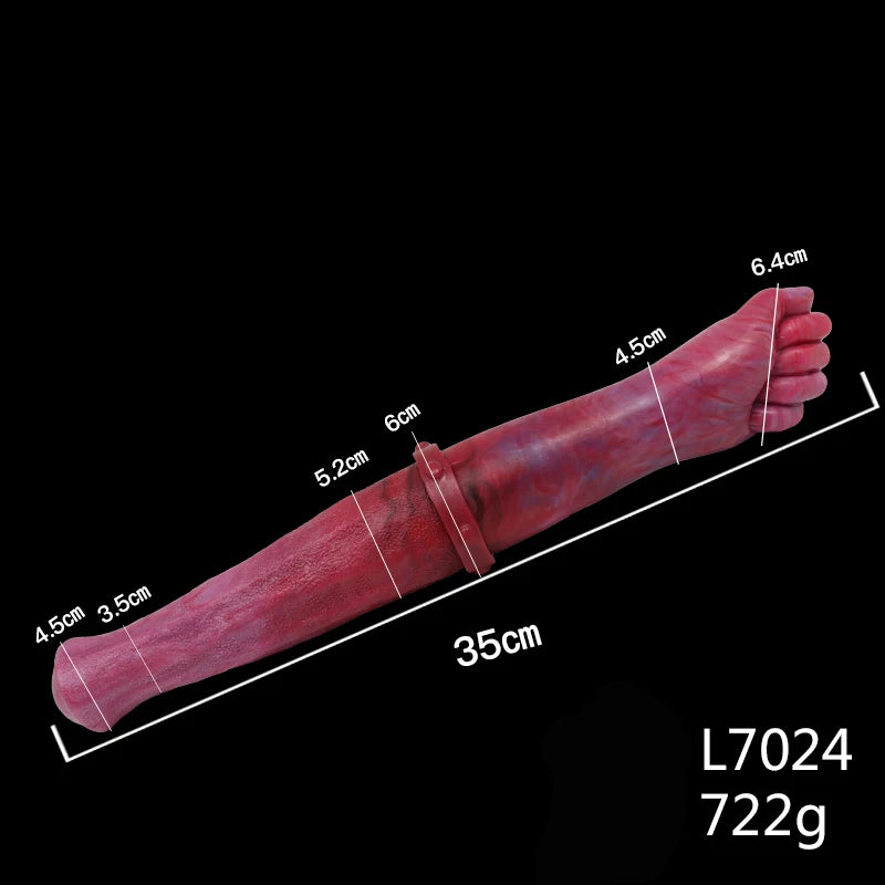 ASHBURN ALIEN 3 STYLES Long Double Dildo Large Knot FIST/HAND/PENIS DOUBLE ENDED DILDO (Copy)
