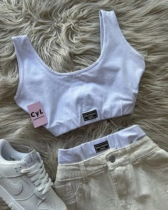 Streetwear Clothing Vest Multi Pocket Denim Skirt Suit Women Hip Hop Gothic Waist Sexy Vest Set Y2k New Fashion Two Piece Set